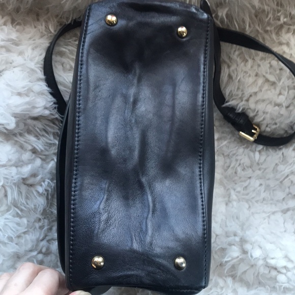 Cynthia Rowley Black Leather Bag - Picture 3 of 16